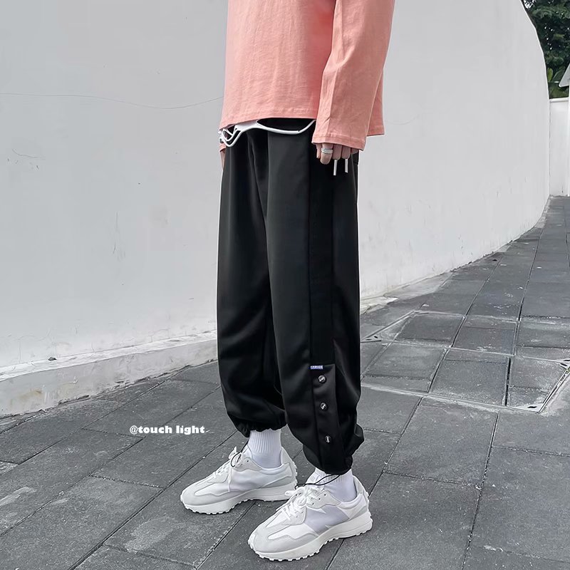 2021春夏新款男士潮流休闲工装卫裤青少年宽松运动裤子男WK88-P25,男装休闲裤,星座1703A