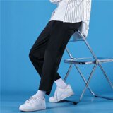 1703A-XZ810-P25冰丝裤男夏季薄款宽松直筒九分韩版阔腿裤潮牌，男装休闲裤，星座1703A