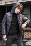 主推2021冬装连帽加厚棉衣男青少年修身棉服外套潮款M8868-P45，男装棉衣，星座1703A