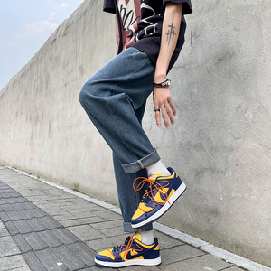 韩版潮流休闲直筒气质青春流行小脚牛仔长裤百搭长裤子 KZ08-P35图片