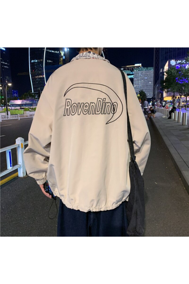 20新款夹克男潮牌秋宽松外套男生日系个性两面穿潮9827-P55,男装夹克,星座1703A