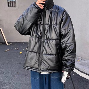 2021年  港风ins 面包服PU皮棉衣男士宽松棉袄外套MY7100图片