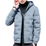 2021年秋冬新款棉衣男短款修身潮流连帽棉服保暖加厚版MY9228，男装棉衣，星座1703A