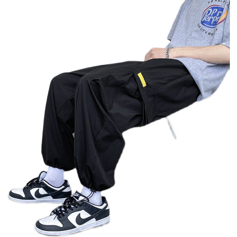 2021新款春装休闲裤男工装裤港风宽松1703A-KD134-P25,男装休闲裤,星座1703A