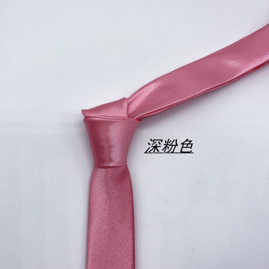 韩版窄领带结婚用时尚学生小领带黑色5CM新郎伴郎领带男士LD03-P3,饰品项链,星座1703A