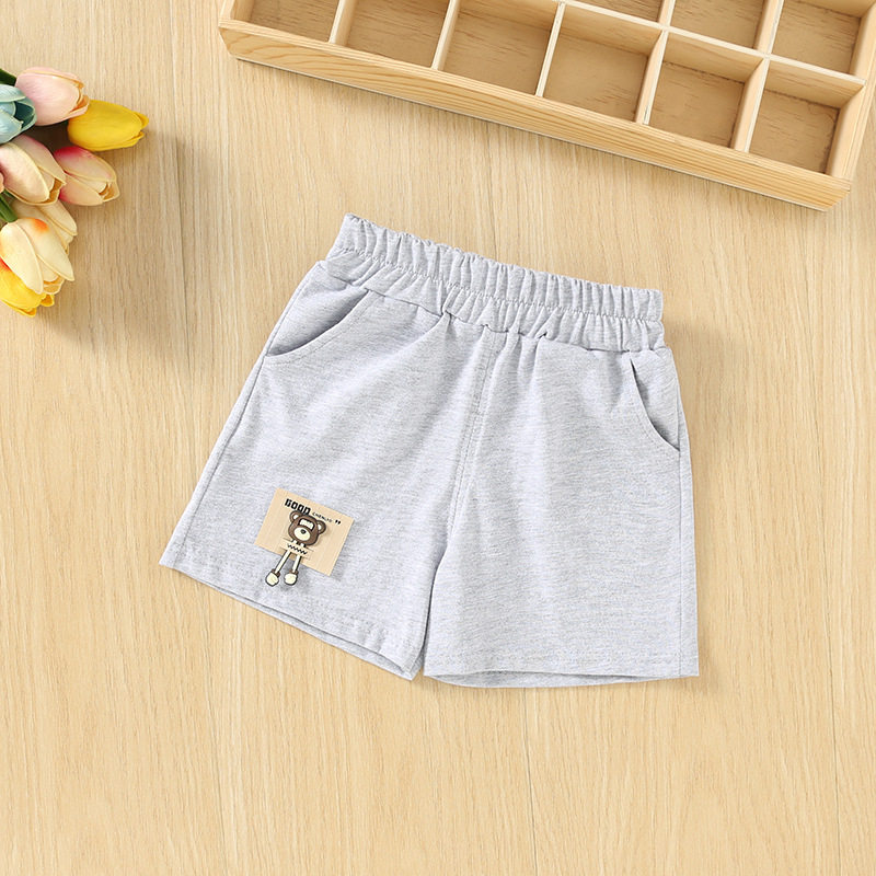 男童短裤夏季外穿幼童婴儿薄款夏装洋气童装纯棉卡通小童宝宝裤子