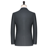 秋西服套装修身礼服商务休闲男西装三件套浅绿A52-P280，男装西服套装，电商D326B（原电商D310-1）