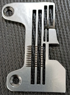 拷边机宽针板飞马EX5214银箭988重机6814四线码边机加宽舌板子0.8