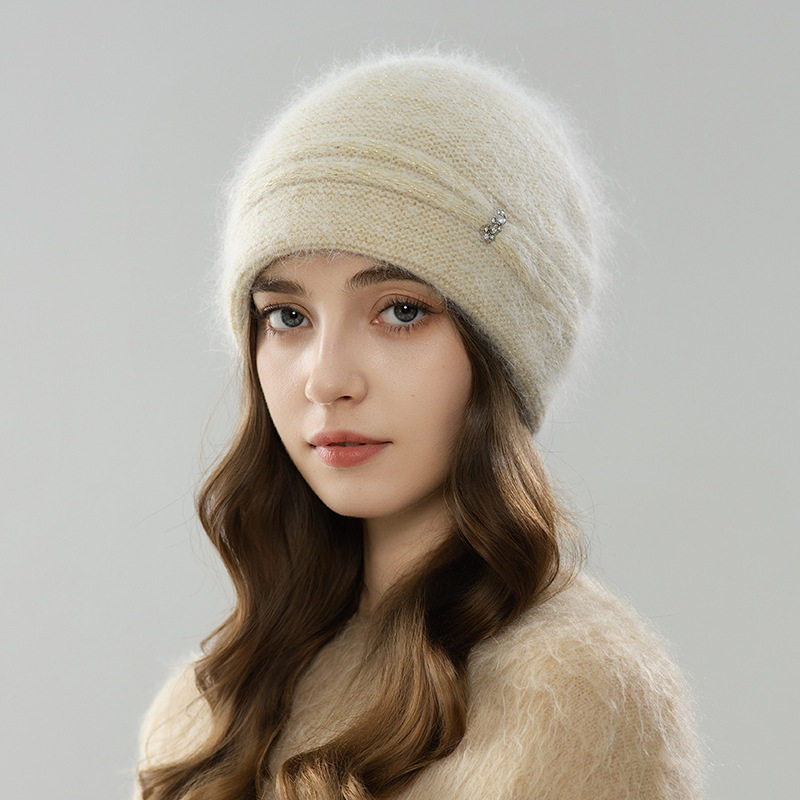 秋冬季新款安哥拉兔毛帽韩版保暖针织帽女生时尚护耳毛线帽子批发,服饰配件/皮带/帽子/围巾,帽子,淘宝优惠券,粉丝福利购,淘宝优惠卷