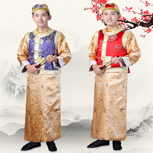 阿哥服装清朝贝勒爷满族成人少爷地主员外宫廷古装摄影演出服男春