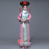 舞台演出服甄嬛传成人套装 格格服装 女清朝旗服宫廷满族公主古装 秋