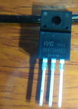 MBRF3045CT MBR3045 TO-220F塑封 原装拆机 45V30A