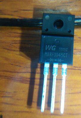 MBRF3045CT MBR3045 TO-220F塑封 原装拆机 45V30A