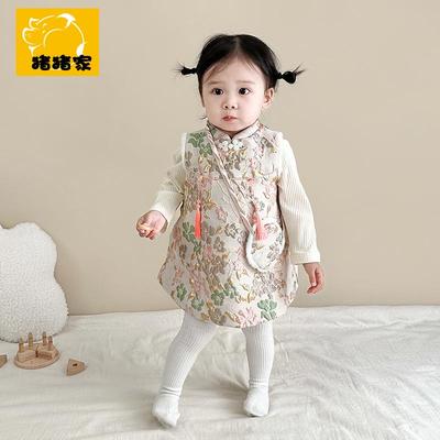 女童冬装洋气公主裙礼服