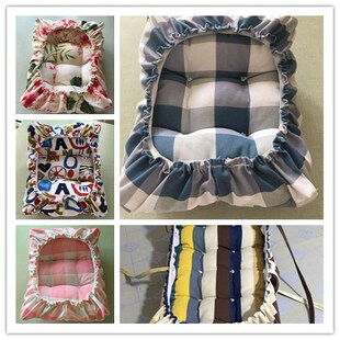 帆布印花长方形学生凳子垫 加厚板凳坐垫套 换鞋椅垫罩 宿舍 工厂