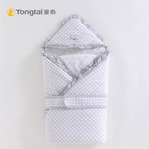 童泰清仓特价新生儿产房抱被秋冬季外出厚款T82C0226