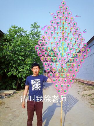 私人订制老北京风车传统手工高粱秆风车 正宗道具DIY玩具泥鼓