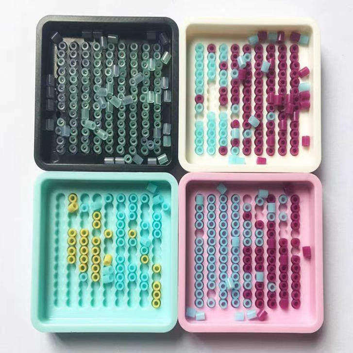 泡芙卷立豆盘优肯拼豆盘辅助材料