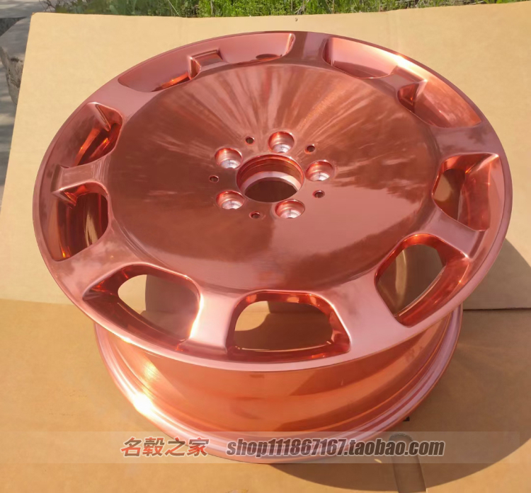 18 19 20寸适用于奔驰S500 S600 S350 E300 C200锻造大饼金色轮毂