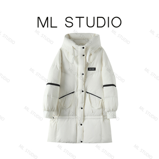 加厚保暖中长款 时尚 品牌高货 羽绒服196 米粒严选