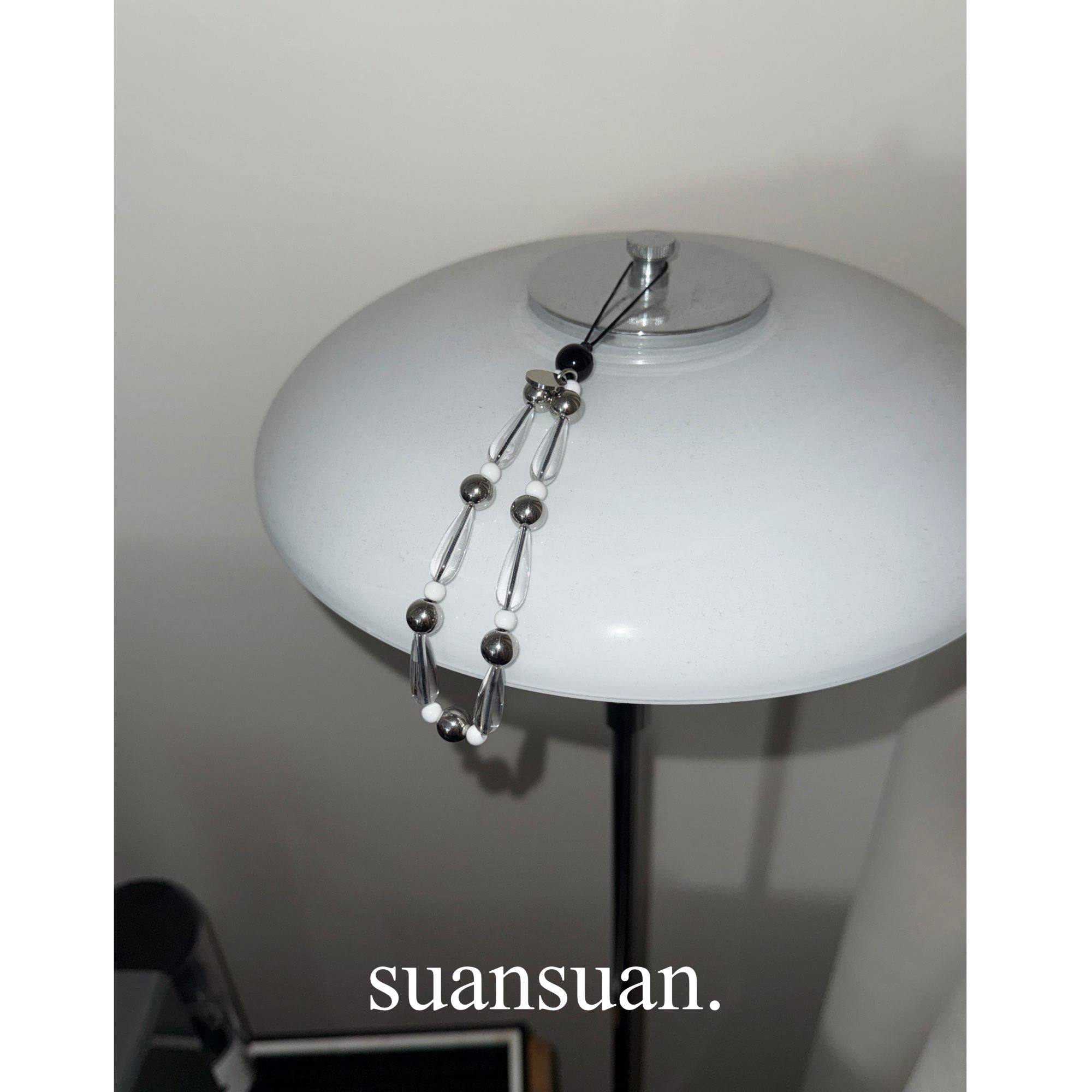 suansuan原创《人鱼的眼泪》高级小众串珠小众手机链便携创意挂绳,3C数码配件,手机挂件/手机链,淘宝优惠券,粉丝福利购,淘宝优惠卷