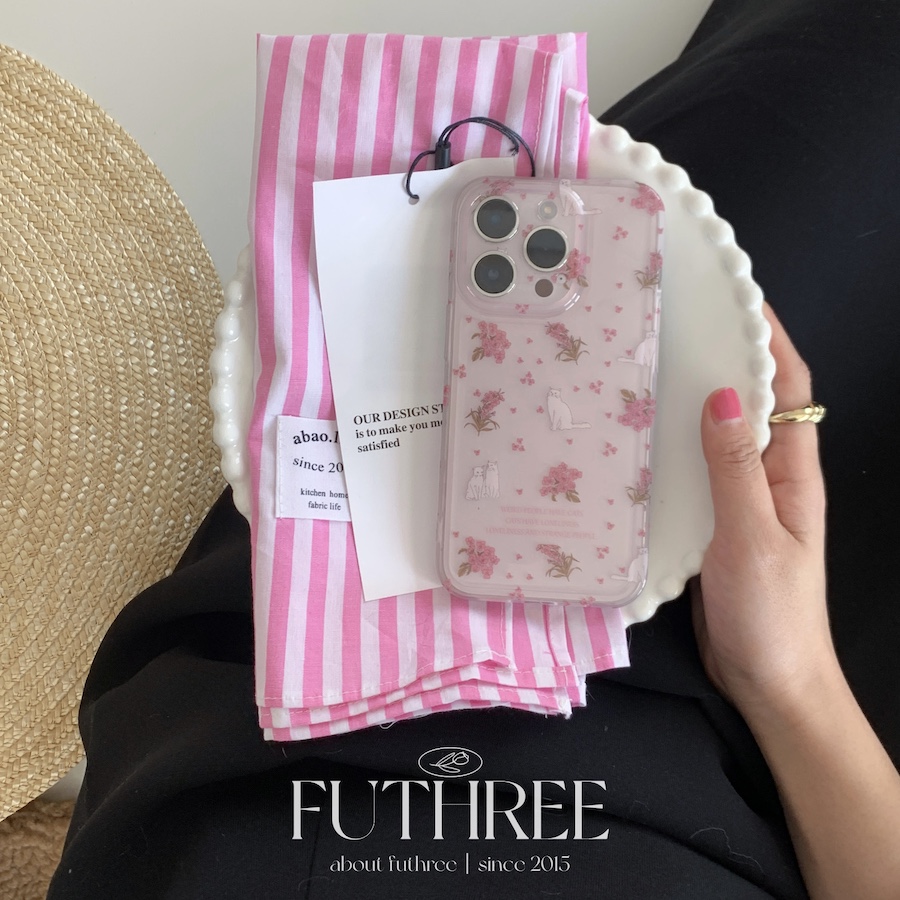 碎花硅胶全包边苹果ins清新16pro