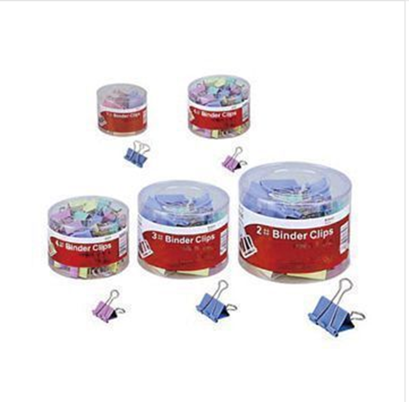 彩色长尾夹 燕尾夹 文件票夹 桶装铁夹 财务单据专用票价