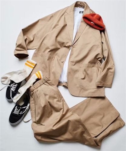 怪兽商店oversize休闲秋冬西服裤