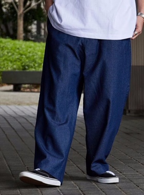 freaks store夏新款男士阔腿休闲长裤厨师裤滑板裤cityboy锥形裤