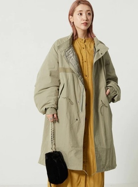 23aw单品freaks store男女款两件套m65阔版风衣绗缝棉服军事风新