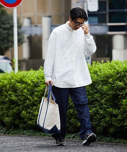 freaks store24秋新款立领全棉丝光男士长袖休闲廓形衬衫青春新色