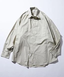 freaks store全棉25春秋宽松休闲长袖男士衬衣cityboy长青款廓形