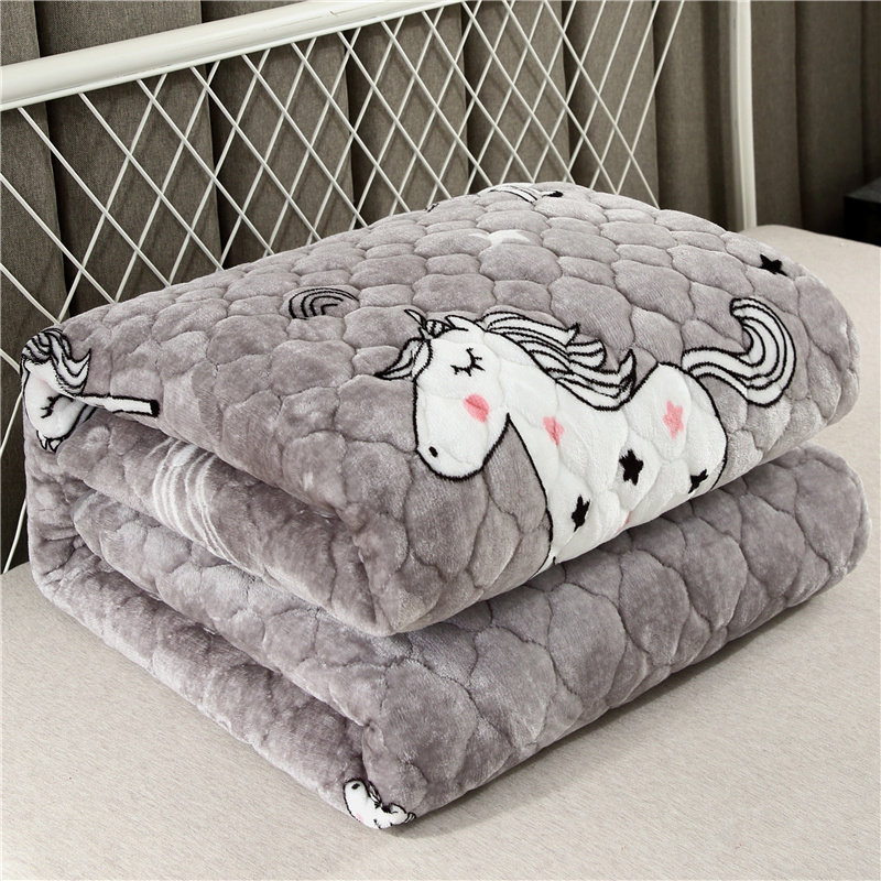 加厚冬季珊瑚绒床单单件法兰绒毛毯学生双人铺床毯子单人宿舍加绒