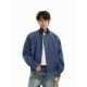 GCINIM401美式 复古立领夹克男宽松休闲百搭外套蓝色夹克男