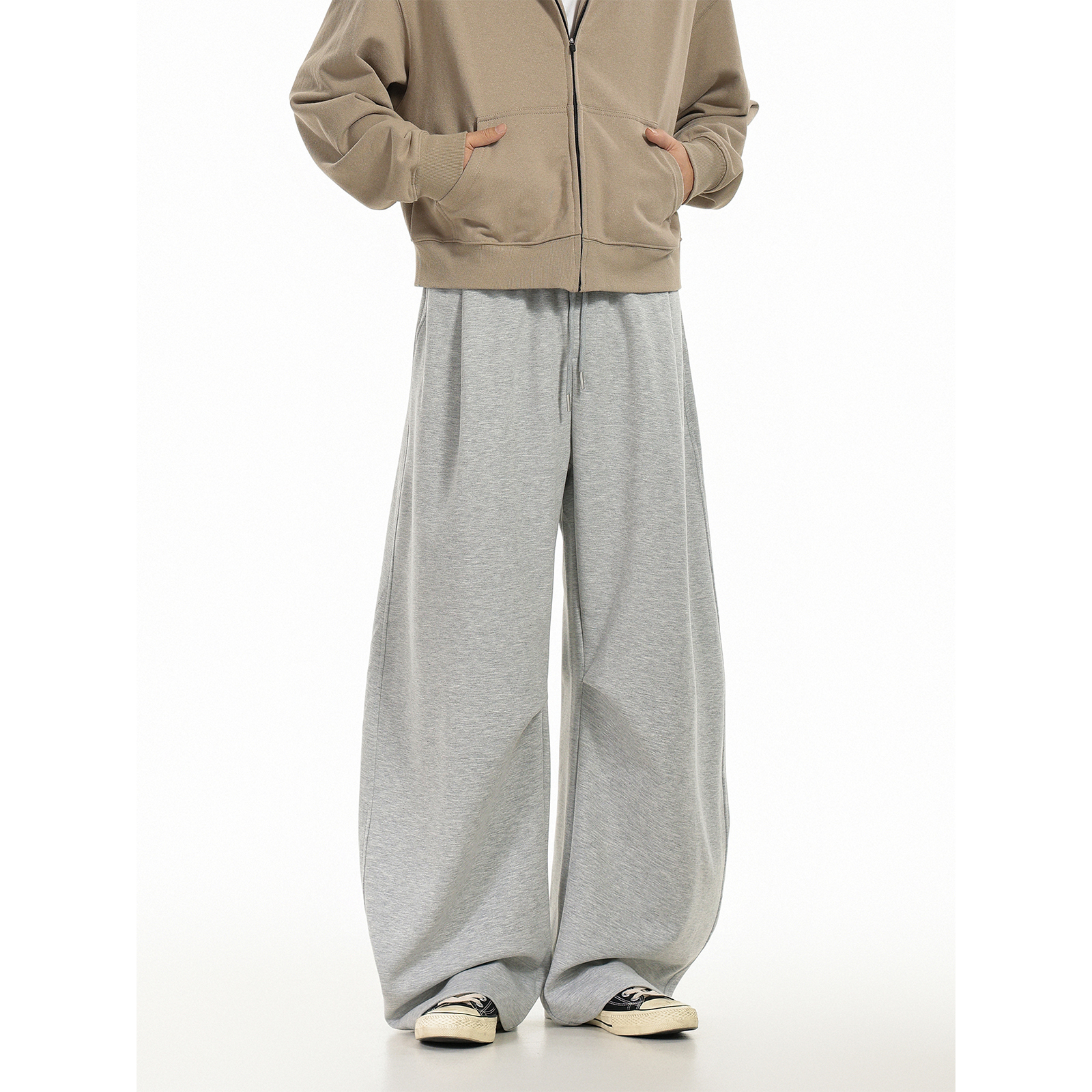 直筒裤休闲运动风青少年长裤子