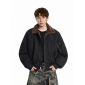 GCINIM401美式 复古翻领棉外套男女保暖冬季 加厚保暖情侣棉衣潮