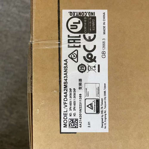 VFD4A2MS43ANSAA 1.5KW VFD5A5MS43ANSAA 2.2K全新原装台达变频器