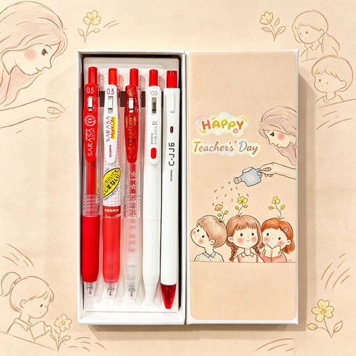 教师节礼物日本斑马百乐三菱红笔