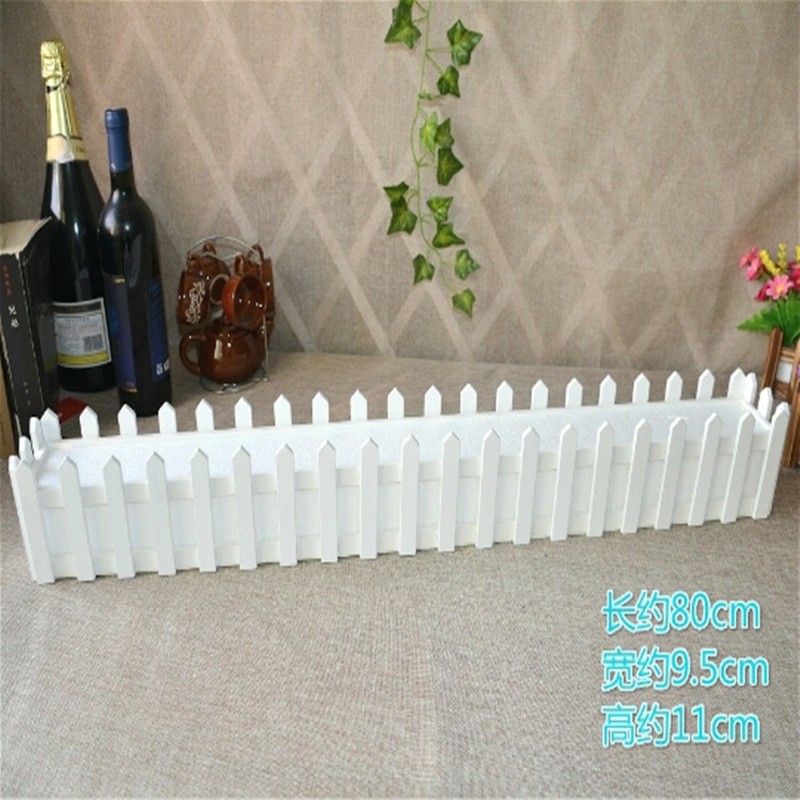 白色木质栅栏小围栏北欧风装饰手工插花干花场景布置拍摄道具栅栏