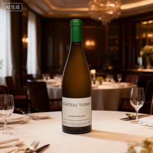 果香浓郁法国卢瓦河白诗南逸翁酒庄索米尔白葡萄酒Chateau Yvonne