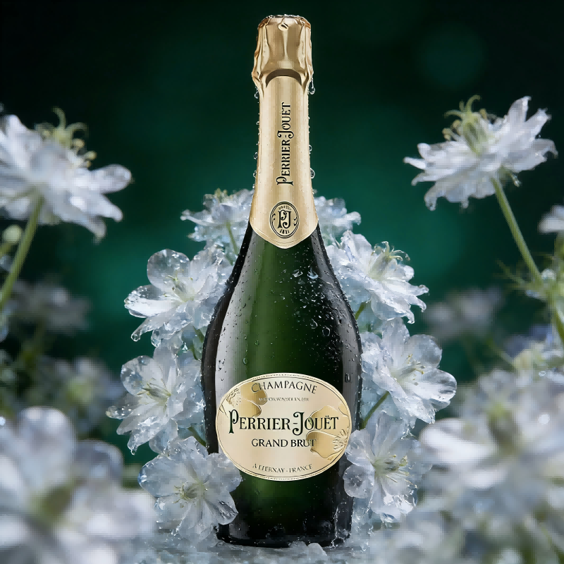 法国巴黎之花PerrierJouet香槟干型葡萄酒桃红酩悦凯撒王起泡酒
