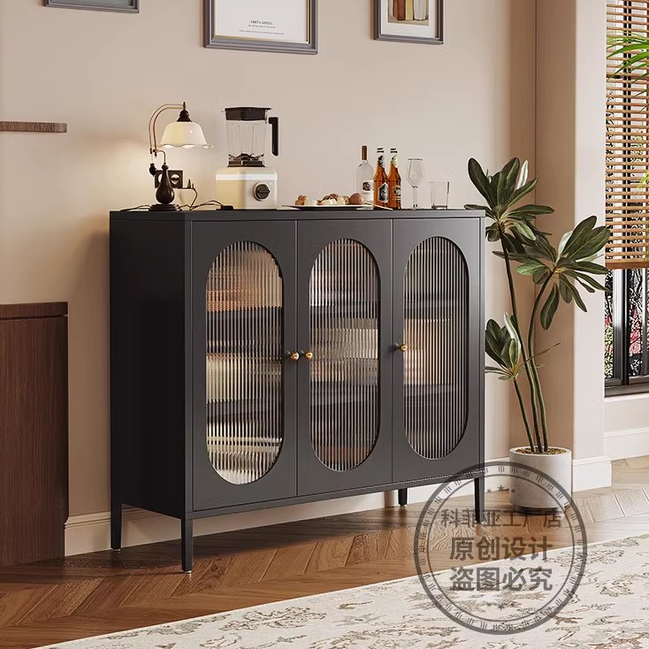 钢制收纳柜家用中古风储物柜厨房