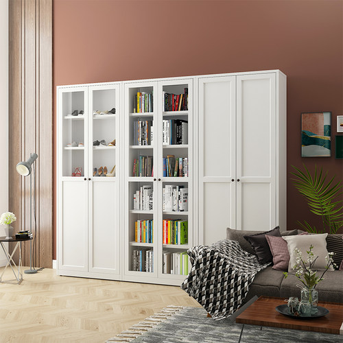 铁艺书柜新款2025玻璃门展示柜