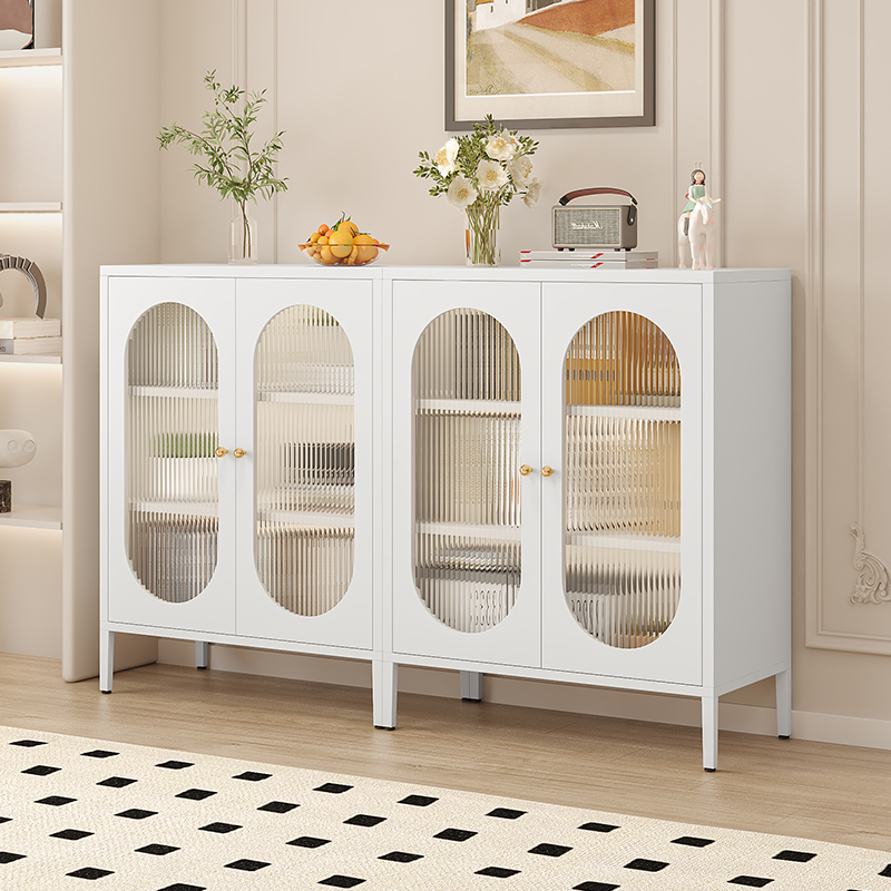 家用钢制书柜多层客厅防尘储物柜