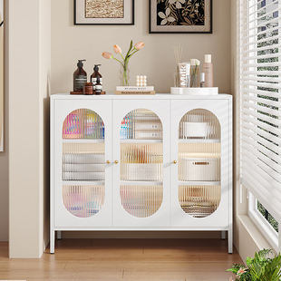 钢制阳台飘窗储物柜防晒收纳柜杂物柜子靠墙窗边鞋柜空间餐边柜