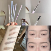 第3支0元 FLORTTE花洛莉亚眉笔 双头极细易上色易塑形免削砍刀