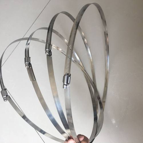 螺纹喉箍管道电力全钢电线杆抱箍通信监控水管箍管卡1米1.2米现货