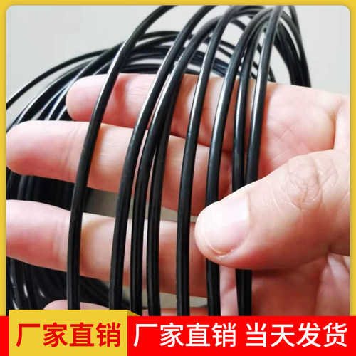3.0mm包塑铁丝电镀锌捆扎pvc条