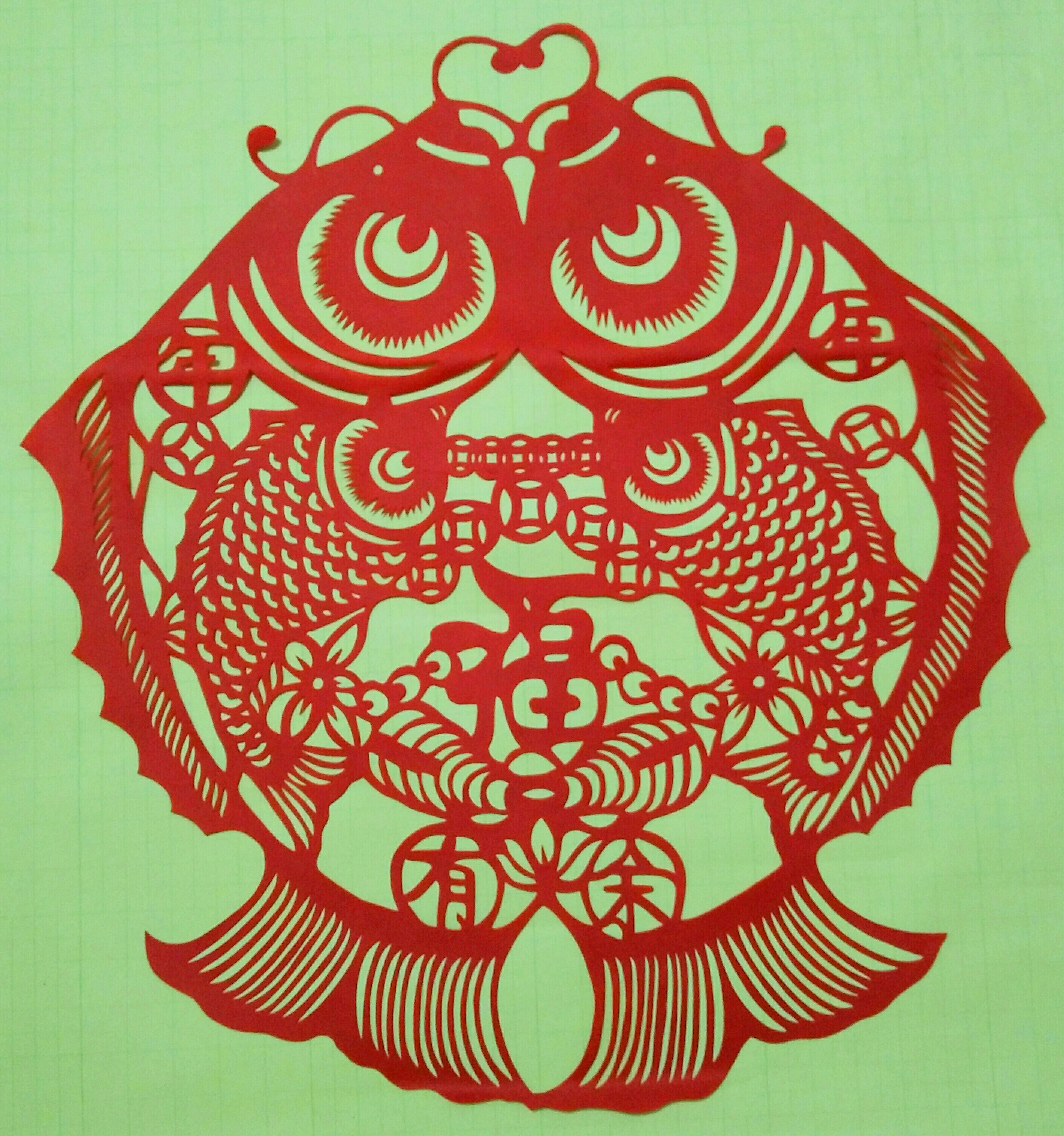 窗花春节过年喜庆中国特色剪纸