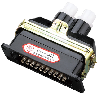 矩形航空插 CA14-JZ2/KA-14芯 双孔出线航空插头 插座 接插件